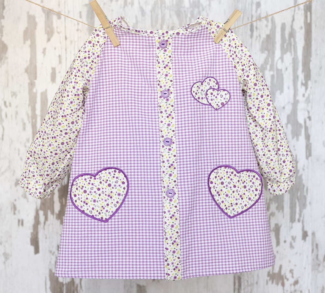 Bata de Niña Amantala Raglan lila - 3-4 años