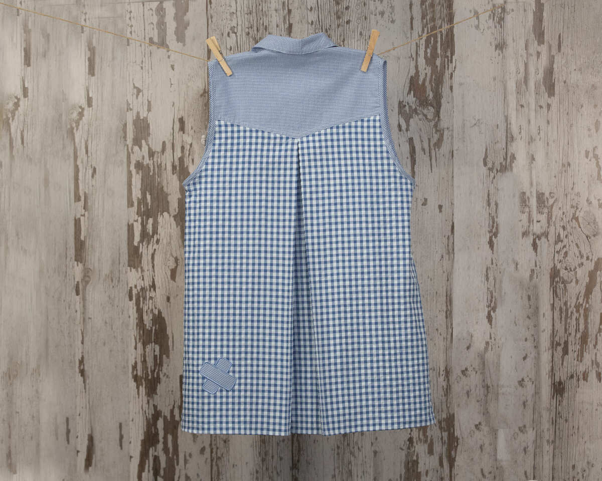 AMANTALA-MAESTRO-COWBOY-PLIEGUE-VERANO-VICHY-AZUL-ESPALDA