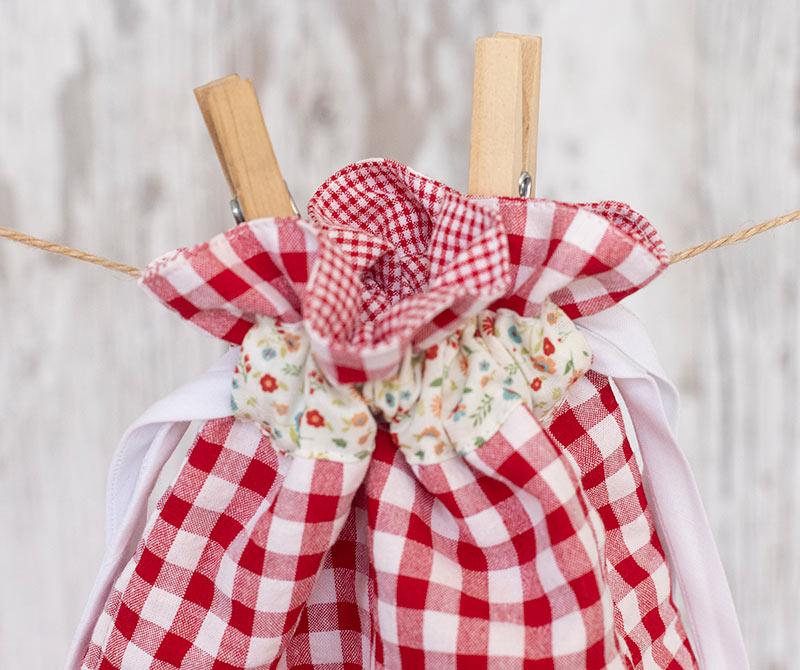 Bolsa Merienda Carmín Tximeleta Bolsa Merienda Carmín Tximeleta