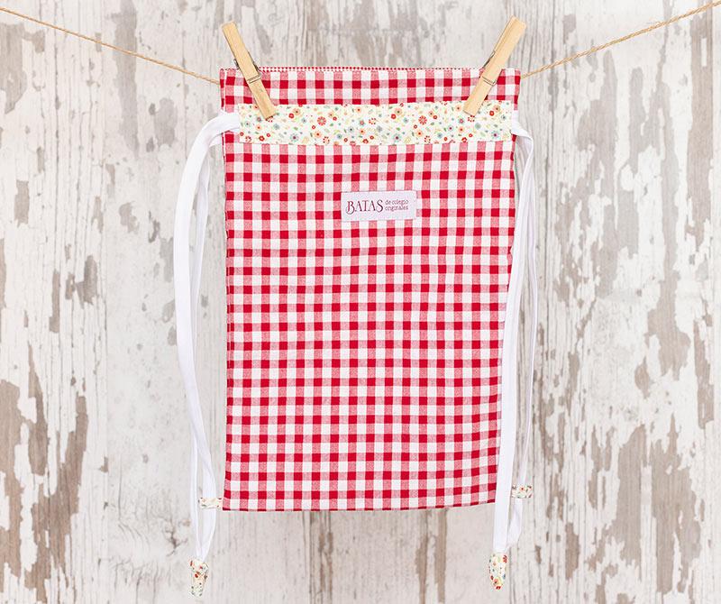 Bolsa Merienda Carmín Tximeleta Bolsa Merienda Carmín Tximeleta