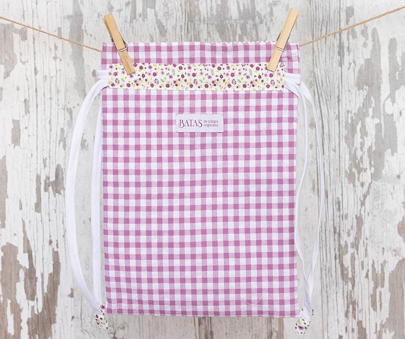 Bolsa Merienda Lila Tximeleta Corazones Bolsa Merienda Lila Tximeleta Corazones