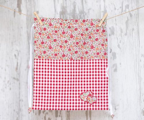 Bolsa Muda Carmín Loreak Corazones