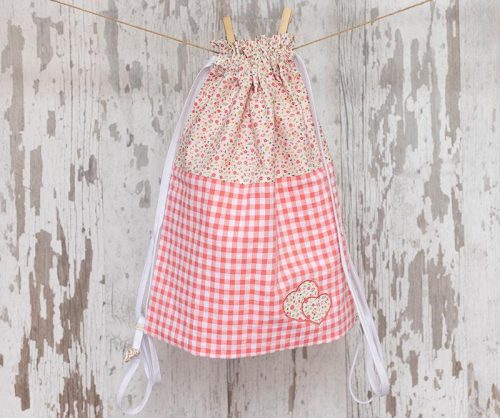 Bolsa Muda Salmón Tximeleta Corazones