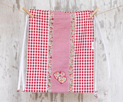 Bolsa Muda Volantes Carmín Loreak Corazones