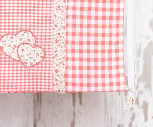 Bolsa Muda Volantes Salmón Tximeleta Corazones