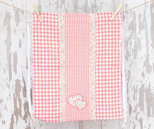 Bolsa Muda Volantes Salmón Tximeleta Corazones
